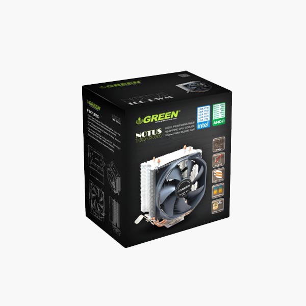 خنک کننده پردازنده گرین مدل NOTUS 100 - PWM